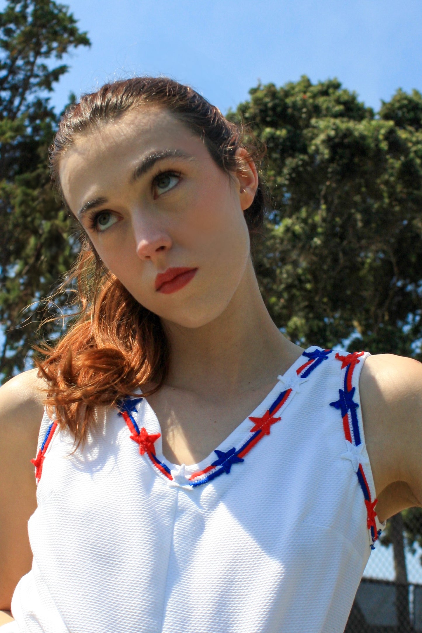 High School Tennis Outfit w/ Wrap Around Skirt