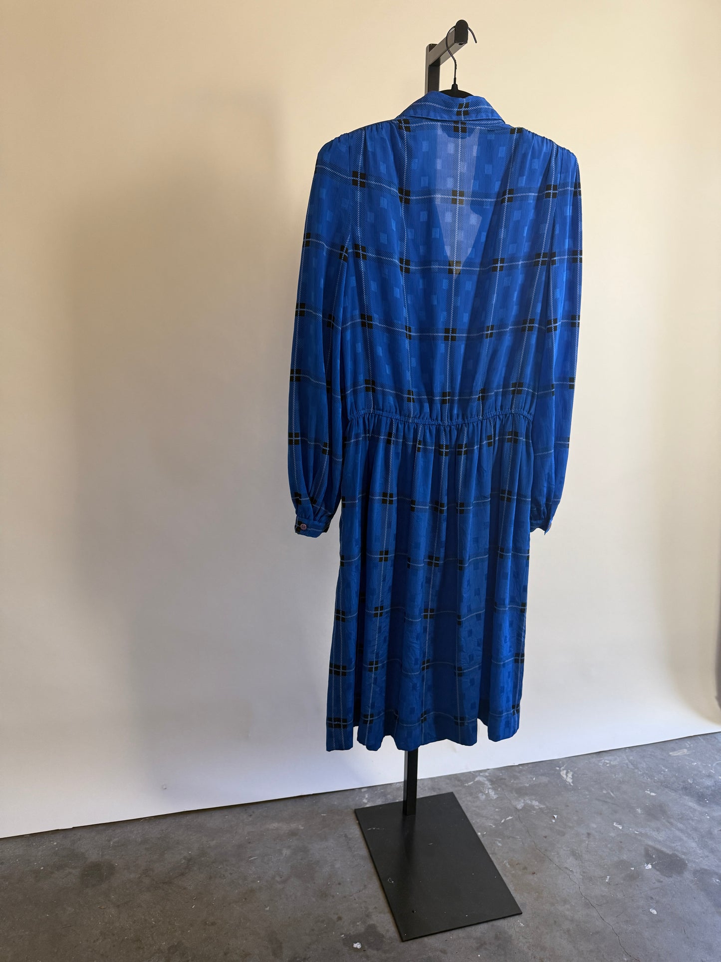 80's Royal Blue LIz Claiborne Shirt Dress