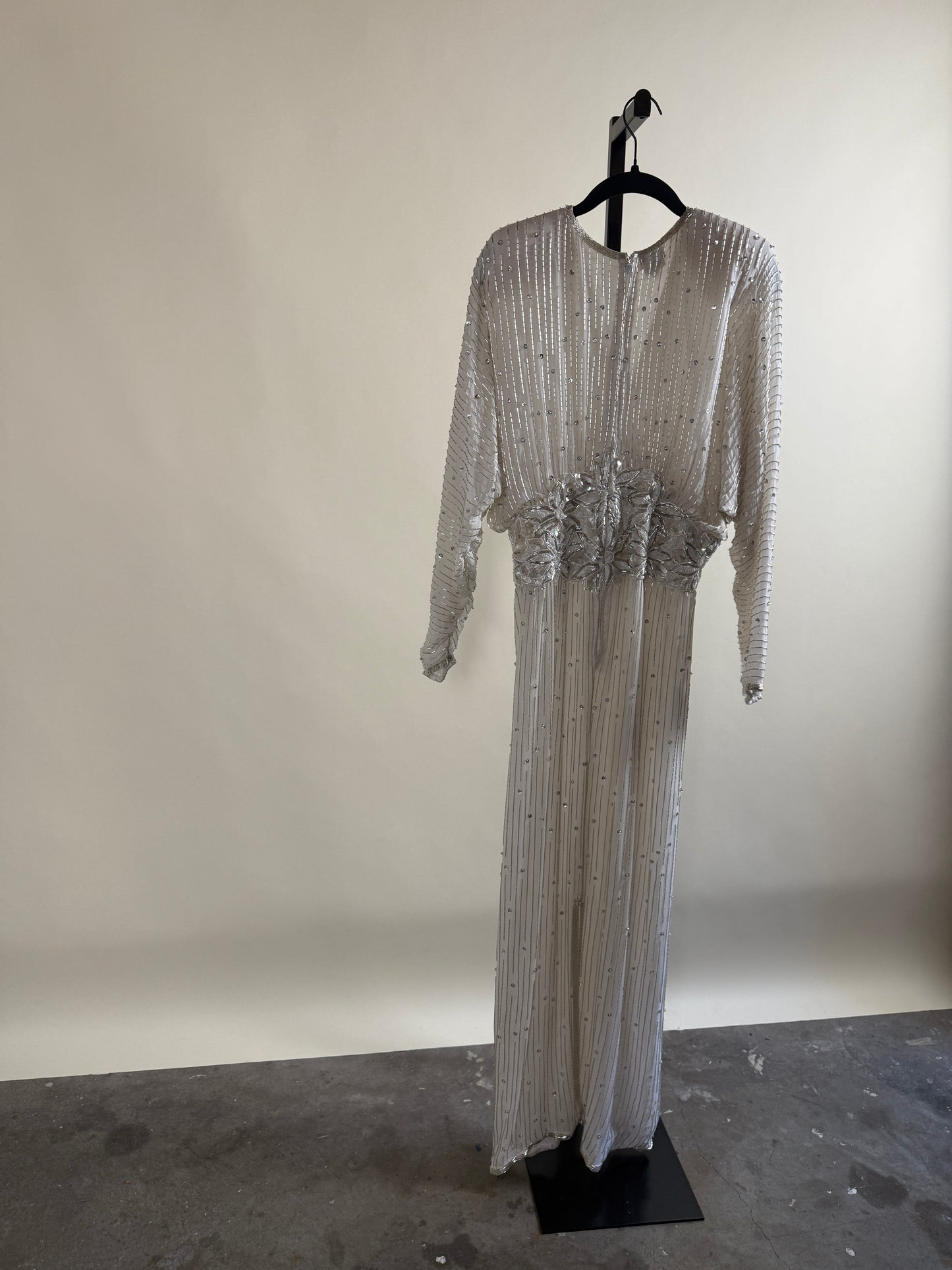Showstopper Ivory Beaded Gown