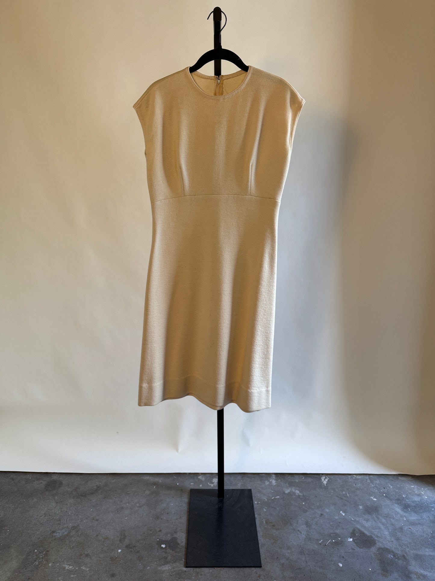 Ivory Wool Dress & Jacket Set