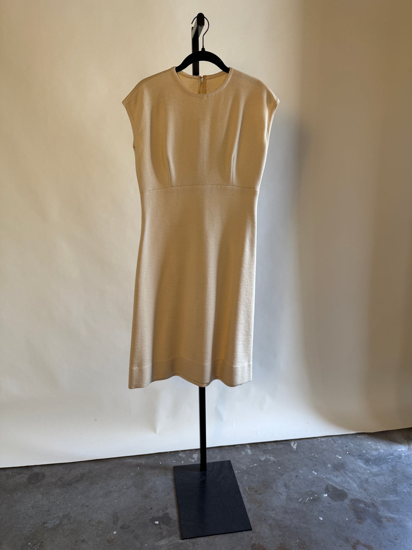 Ivory Wool Dress & Jacket Set
