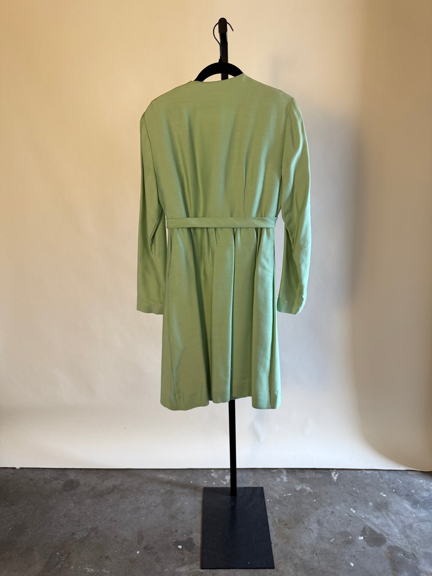 Stunning 50s/60s Mint Green Cocktail Dress with Matching Overcoat - perfect condition!