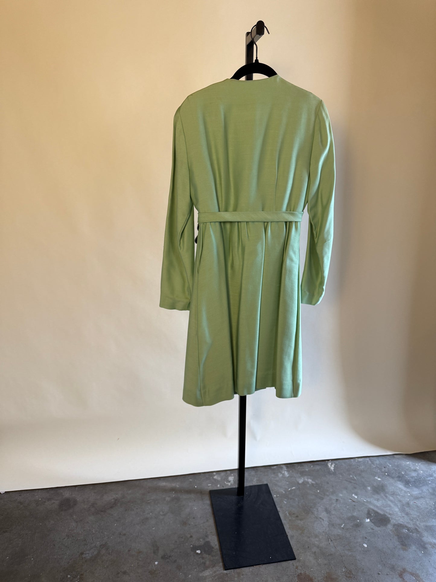 Stunning 50s/60s Mint Green Cocktail Dress with Matching Overcoat - perfect condition!
