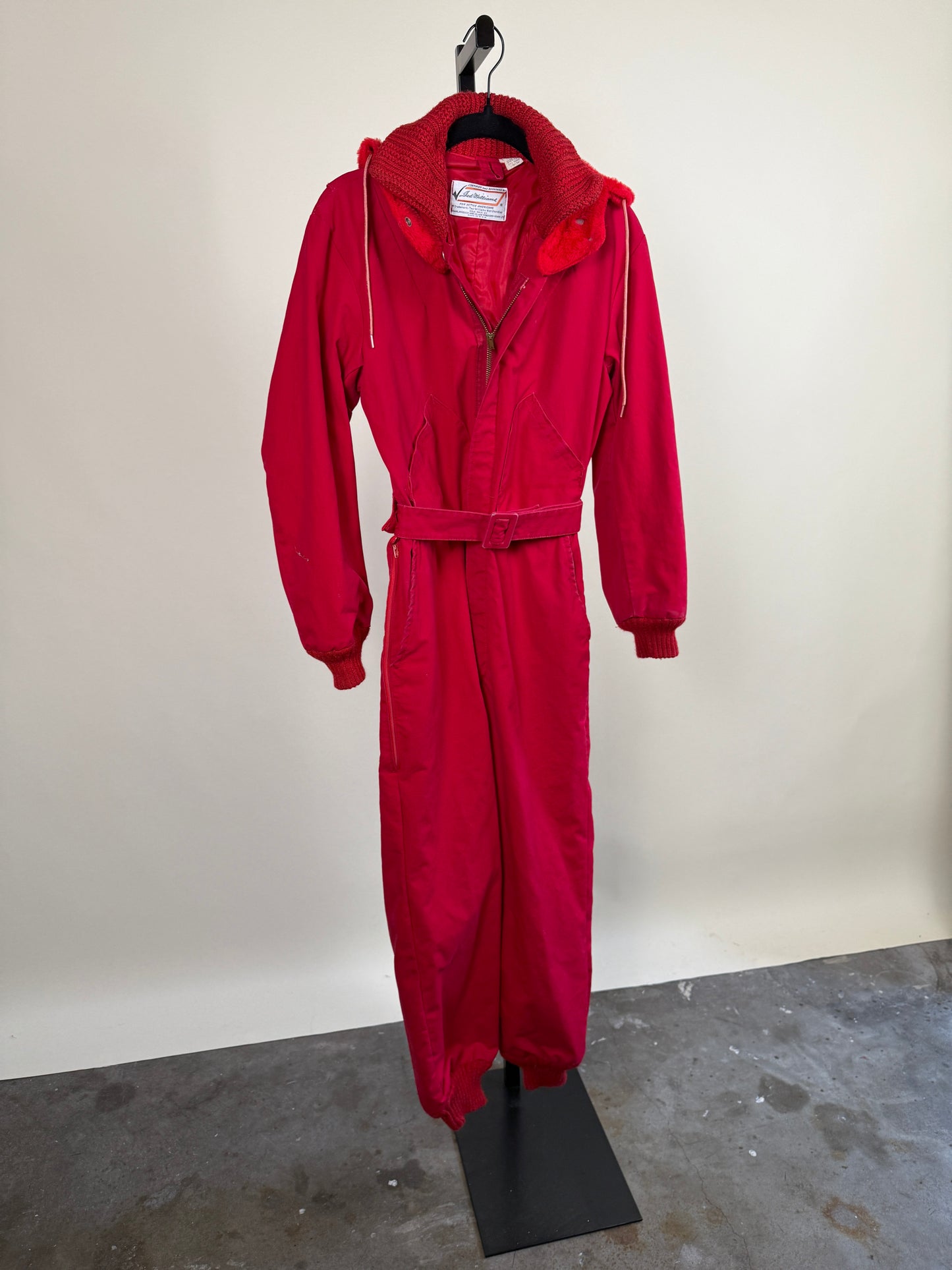 Bright Red Ski Suit - Perfect Condition!