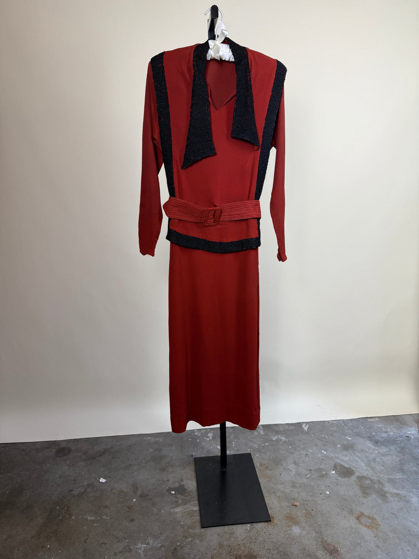 Insanely Cool 1930s Day Dress - Very Bonnie & Clyde