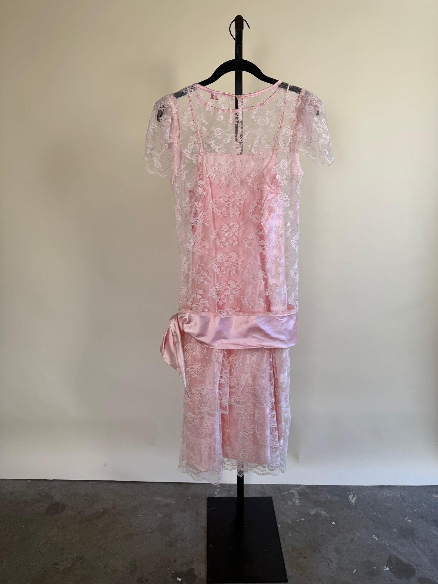 Pretty in Pink! 20s-30s Inspired Drop Waist Midi Dress