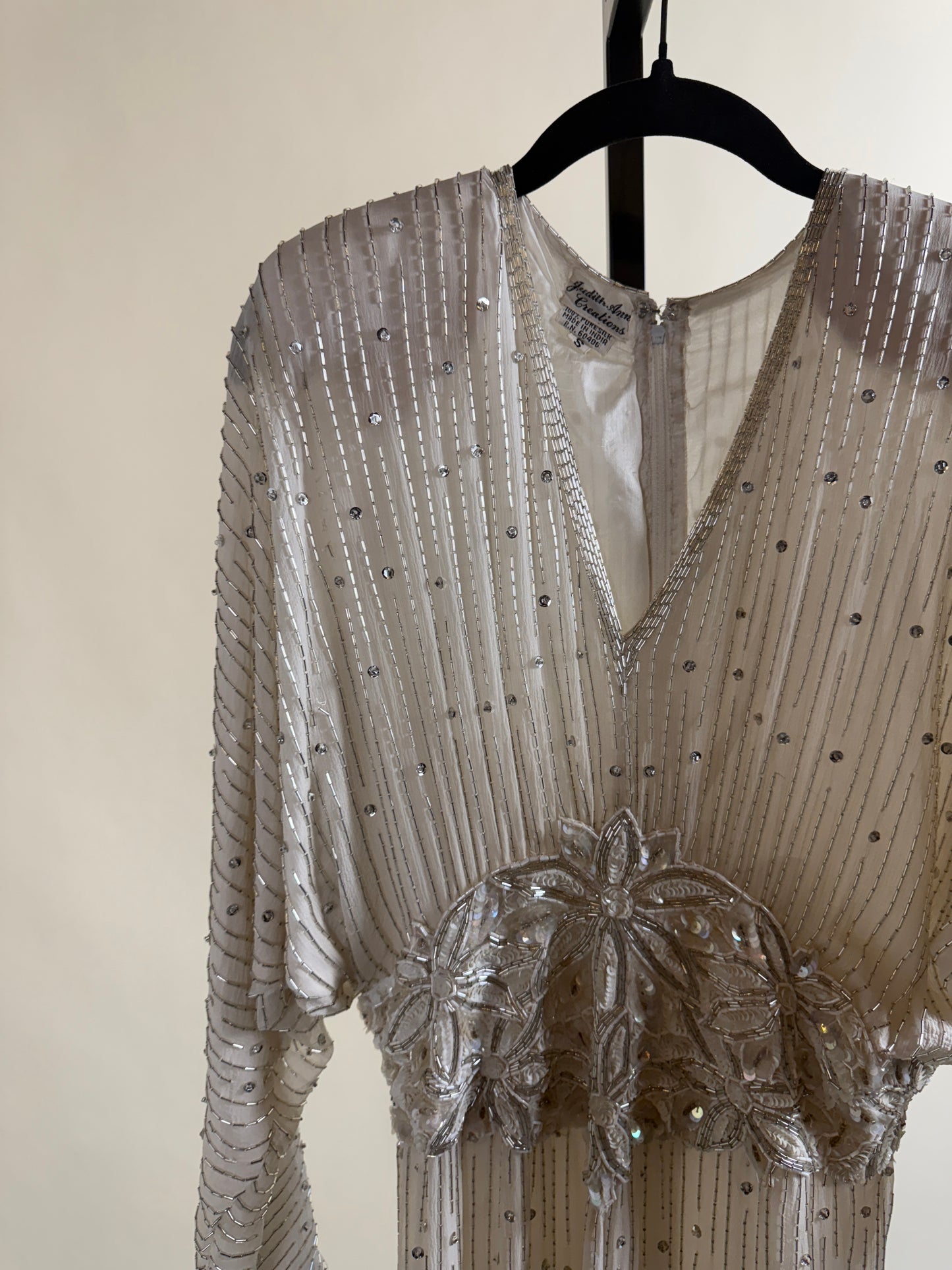 Showstopper Ivory Beaded Gown