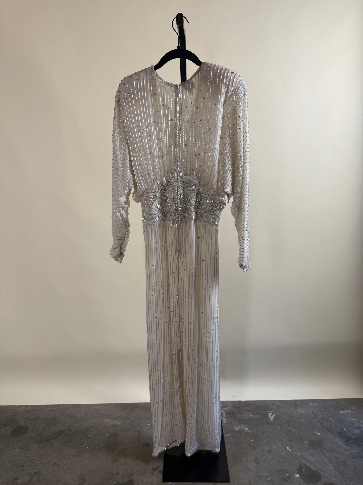 Showstopper Ivory Beaded Gown