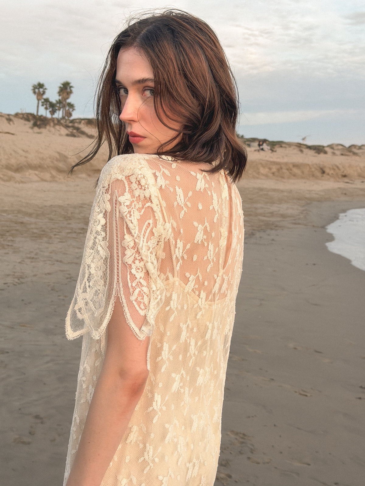 Rare Find! Stunning 70s Lace Wedding Gown by Jessica McClintock (Gunne Sax)
