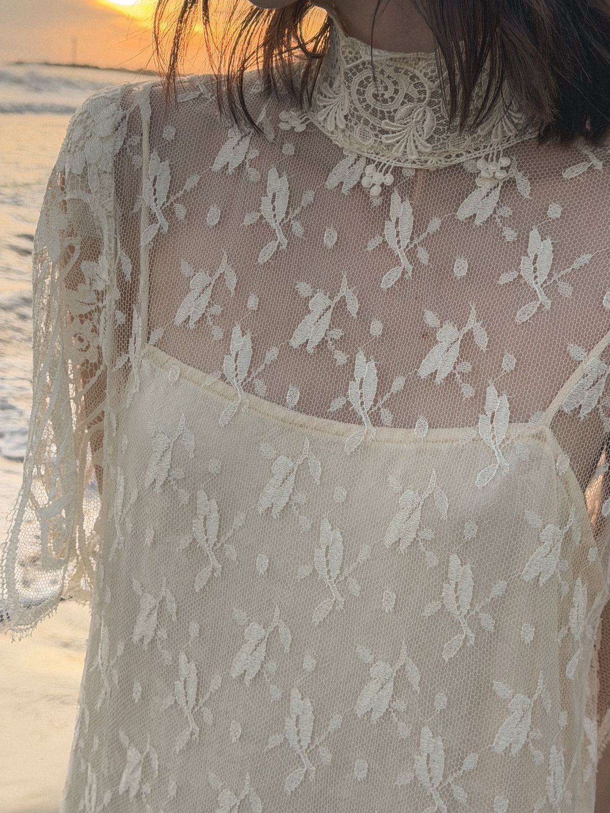 Rare Find! Stunning 70s Lace Wedding Gown by Jessica McClintock (Gunne Sax)