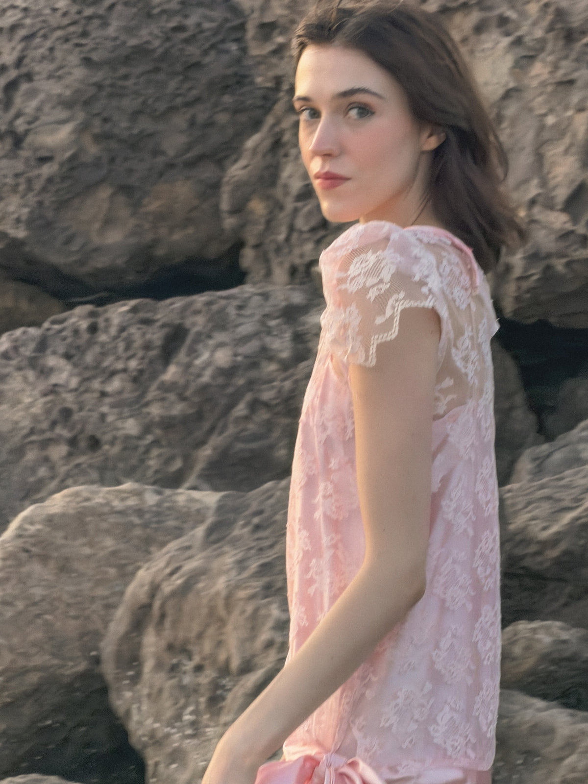 Pretty in Pink! 20s-30s Inspired Drop Waist Midi Dress