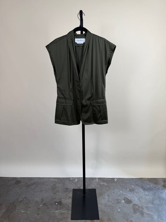 Olive Green Max Mara Vest