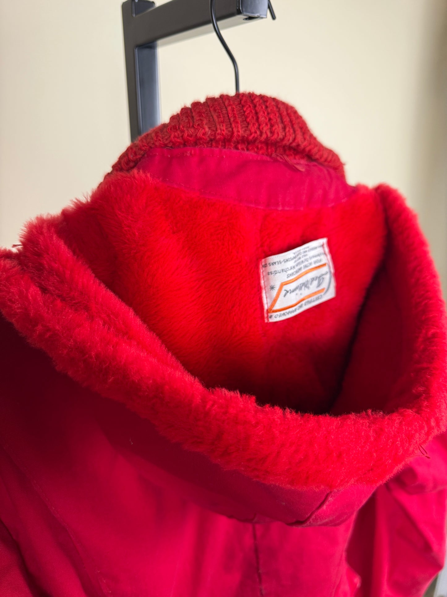 Bright Red Ski Suit - Perfect Condition!